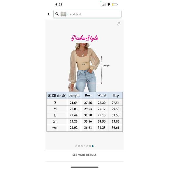 Pink M Style mesh polka dot long sleeve bodysuit womens XXL coquette ethereal - Picture 8 of 8